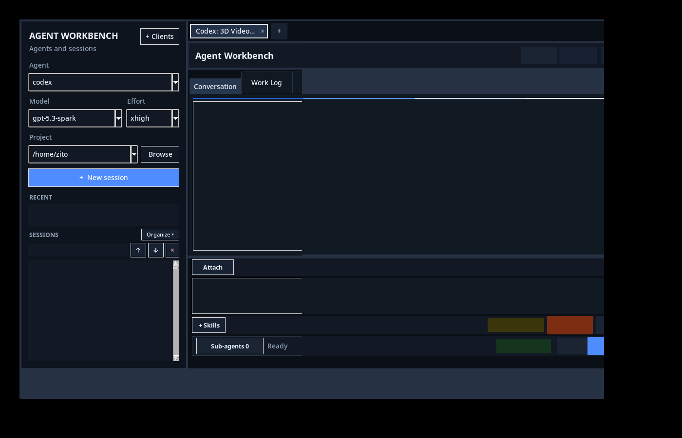 Agent Workbench app screenshot